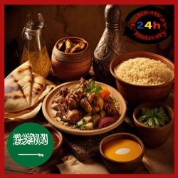 Traditional Saudi Arabian Food