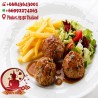 Meat Balls with chips