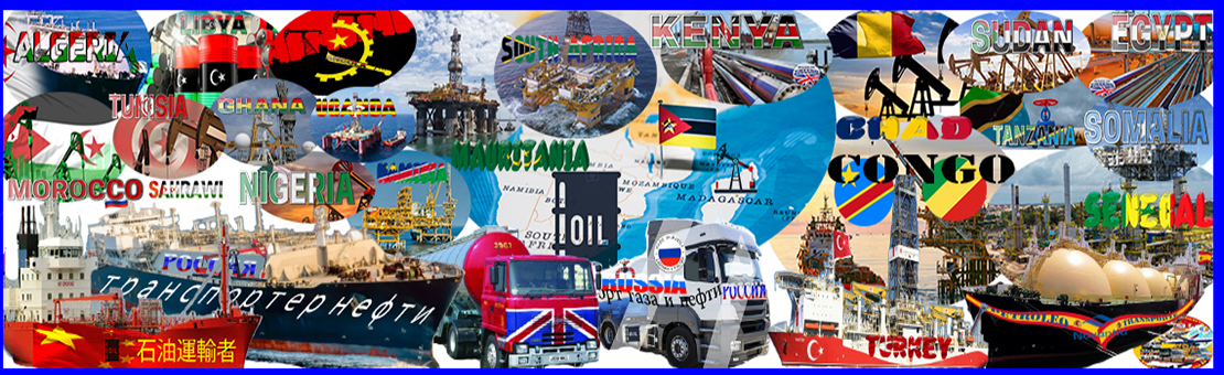 Petroleum Industry on 8 Demographic Continents (including Russian Federation)