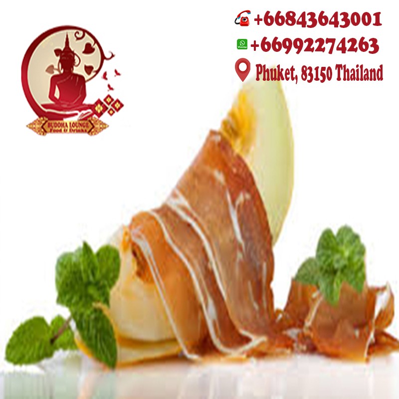 Pepene galben cu șuncă serrano - Дыня с ветчиной серрано